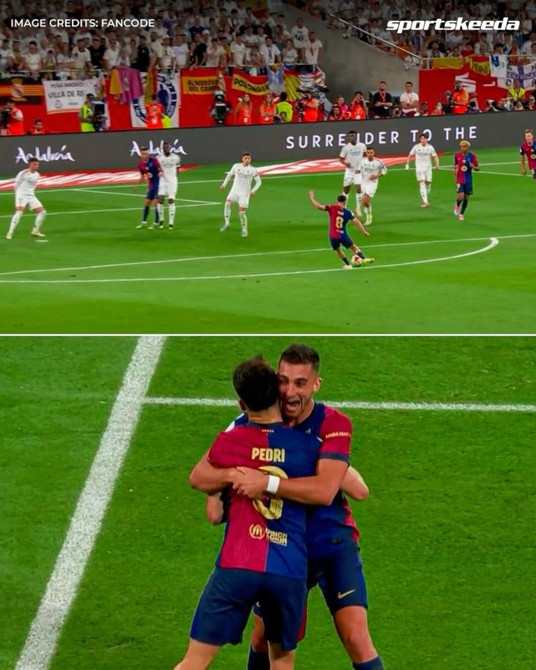 Pedriiiii!!!   What a stunning curler from Pedri!   Barcelona 1-0 Real Madrid (28’)#FCBRMA #Football #CopaDelRey #ElClásico