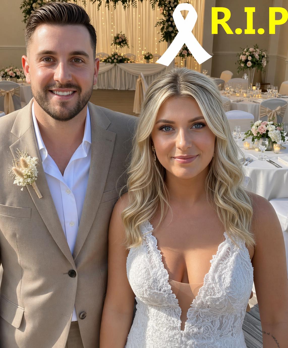 Tragedy Strikes the Altar as Bride Collapses During First Dance Leaving Groom and Guests in Total Despair